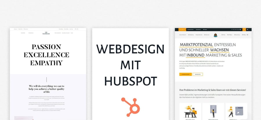 webdesign mit hubspot