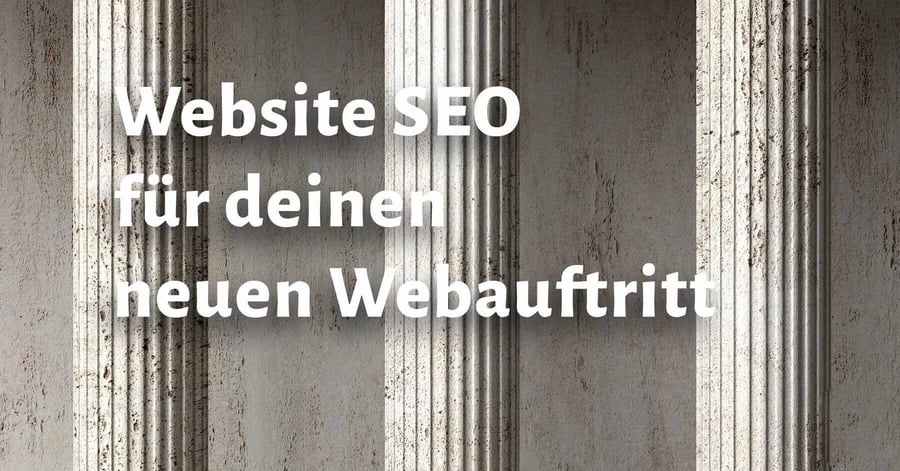 website seo webauftritt